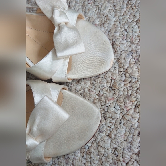 KATE SPADE NEW YORK 'ideal' slingback satin sandal size 7.5 - Picture 13 of 13